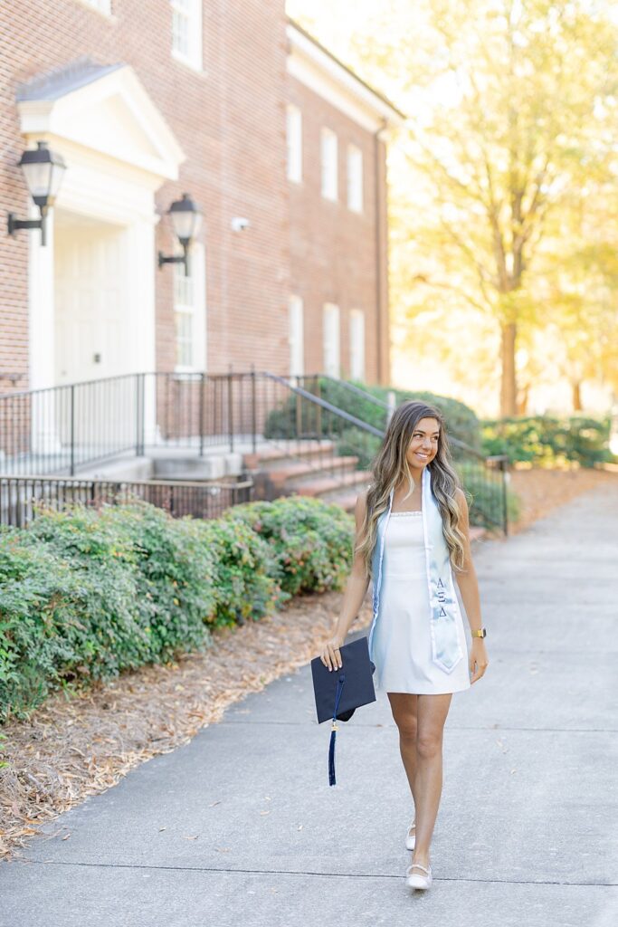 UNCW graduation photos; Wilmington North Carolina Senior Photographer; Wilmington graduation photographer