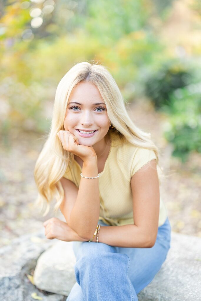 JC Raulston Arboretum Senior Session; wilmington north carolina senior photographer; Raleigh Senior Photographer