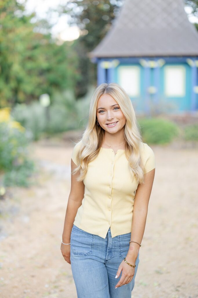JC Raulston Arboretum Senior Session; wilmington north carolina senior photographer; Raleigh Senior Photographer