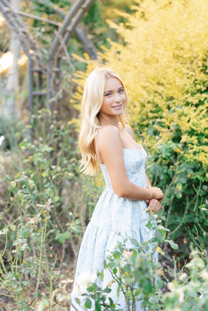 JC Raulston Arboretum Senior Session; wilmington north carolina senior photographer; Raleigh Senior Photographer